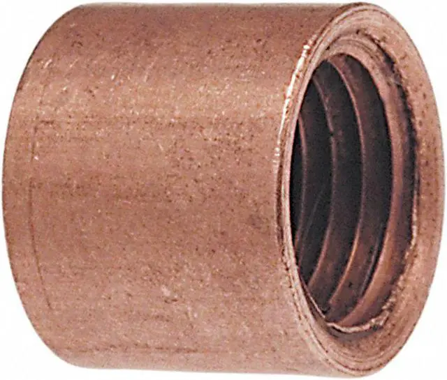 Alt view image 2 of 2 - NIBCO 6183 1/2X1/4 1/2" NOM FTG x 1/4" FNPT Copper Reducing Bushing