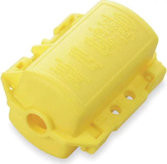 Alt view image 3 of 5 - HUBBELL WIRING DEVICE-KELLEMS HLDMP Plug Lockout,Yellow,5/16 In. Dia.