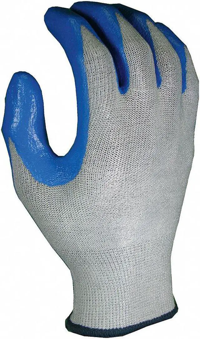 Alt view image 3 of 4 - Cut Resistant Gloves, Blue/Gray, M, PR