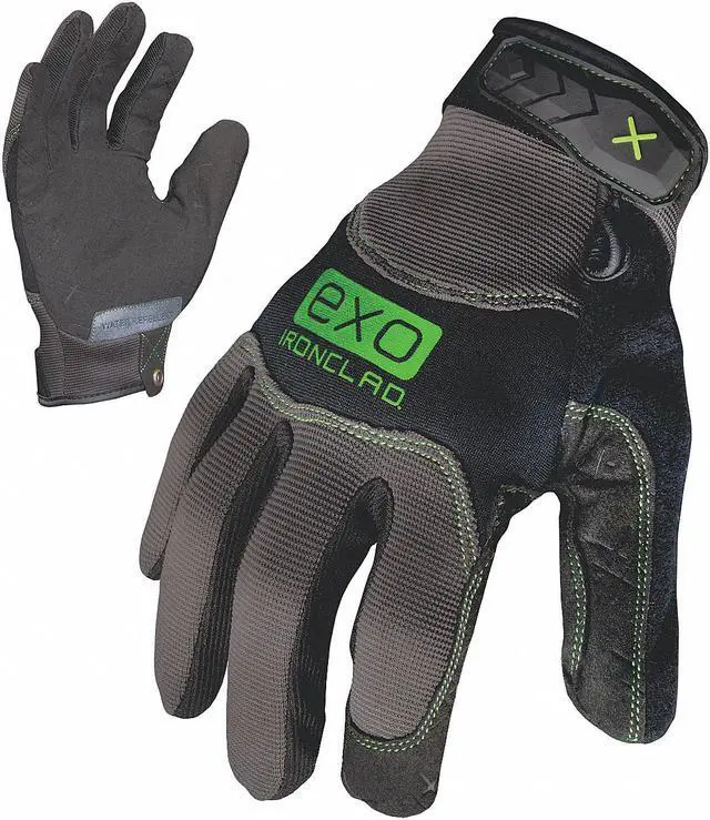 Main image of Mechanics Glove,S,Black/Gray,Neoprene,PR IRONCLAD EXO-MWR-02-S