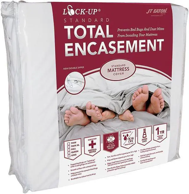 Alt view image 2 of 2 - LOCK-UP 83FULENC Lock-Up Mattress Encasement,Full