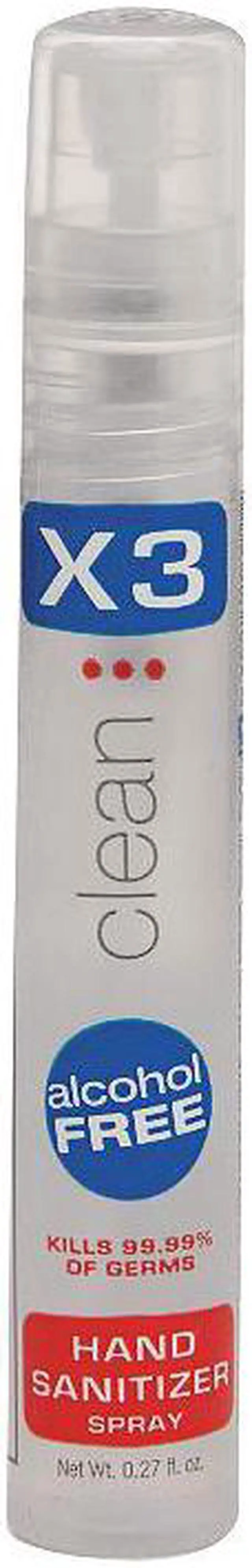 Main image of Hand Sanitizer,Size 0.27 oz.,Spray X3 CLEAN 10020