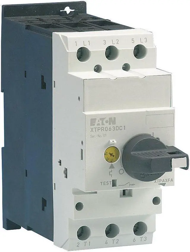Main image of EATON XTPR016DC1 Manual Mtr Protector, 16A, Rotary, Frame D