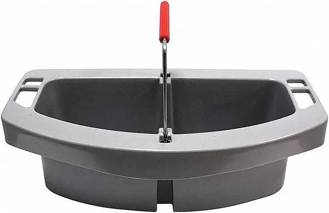 Alt view image 2 of 7 - RUBBERMAID COMMERCIAL FG264900GRAY Caddy,Gray,Polyethylene