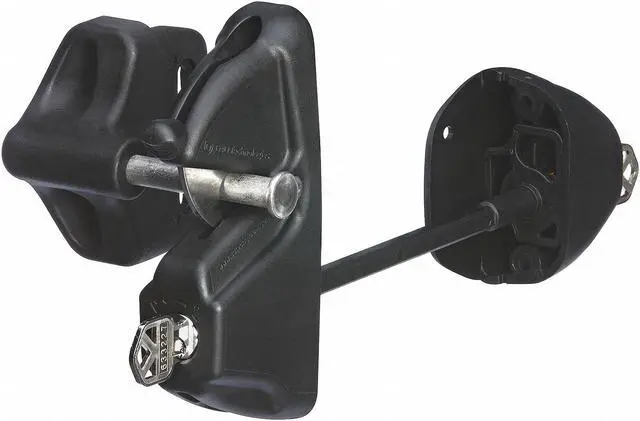 Main image of LOKKLATCH LLD3KD Security Gravity Gate Latch,1.5In. W,Blk