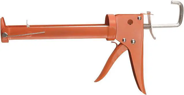 Main image of Hyde Caulk Gun,  Powder Coated Steel,  10 oz.,  Hex Rod, Skeleton 10 oz. 46435