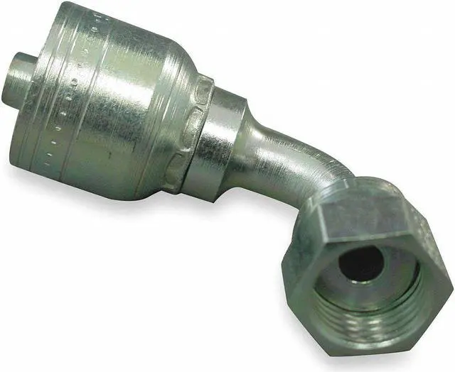 Alt view image 3 of 4 - Eaton Aeroquip Crimp Fitting,90 deg,3/8" ID,11/16",FORS  1AA6FRB6