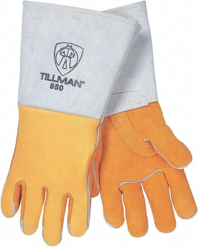 Alt view image 5 of 5 - Tillman 850 Premium Top Grain Golden Elkskin Welding Gloves, X-Large
