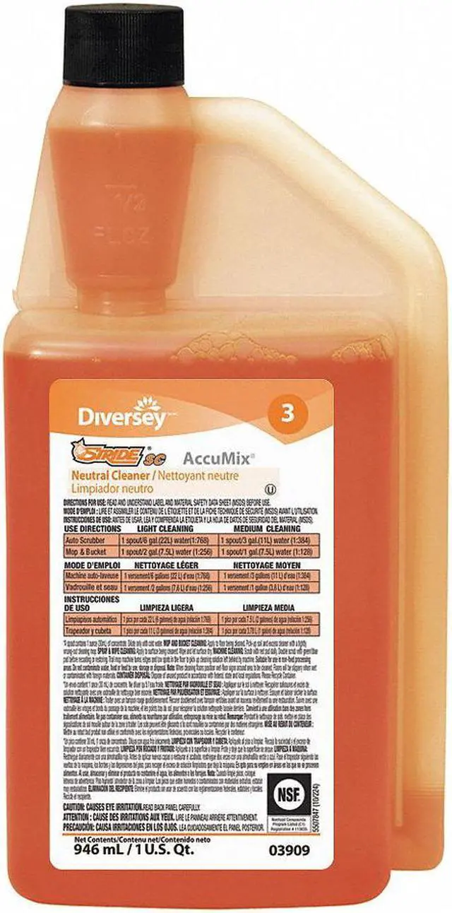 Main image of DIVERSEY 101109755 Neutral Floor Cleaner,32 oz.,Citrus