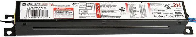 Alt view image 2 of 2 - GE LIGHTING GE232MAX-G-N GE LIGHTING 55 to 57 Watts, 2 Lamps, Electronic Ballast