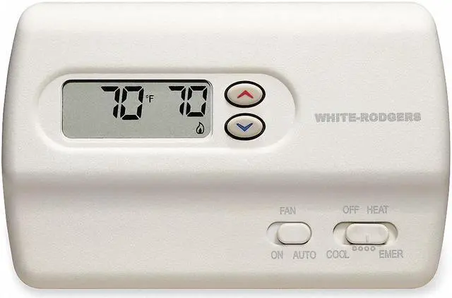 Alt view image 3 of 4 - EMERSON 1F89-211 Classic 80 Series Thermostats , 2 H 1 C, Hardwired , 20/30VAC