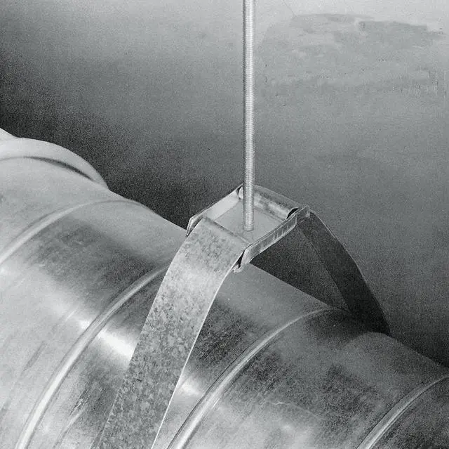 Main image of DUCTMATE GRDM4703GA Duct Strap Hanger for 50 in Dia, Steel, 660 lb Capacity,