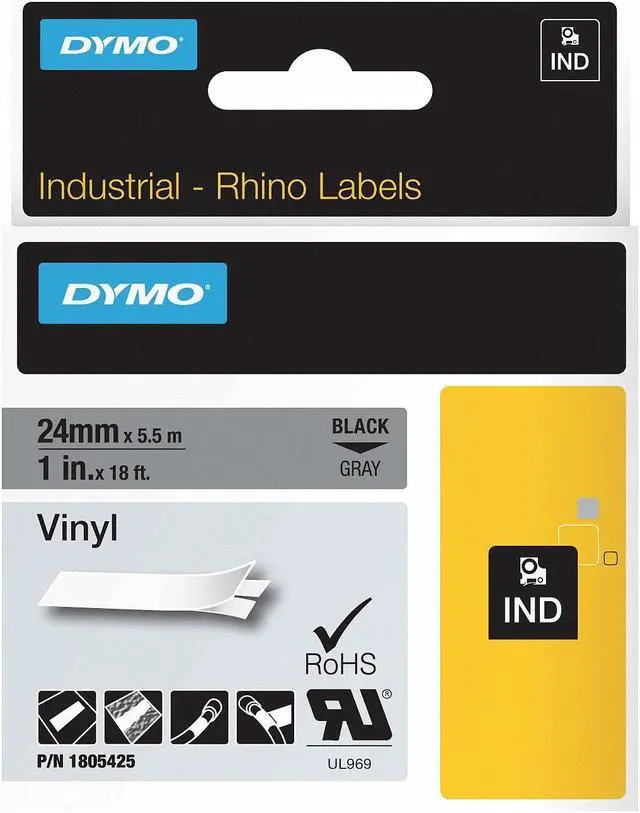 Alt view image 2 of 4 - RHINO 1" Gray Vinyl - 24mm