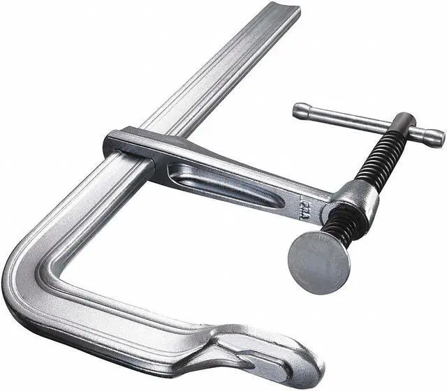 Main image of BESSEY 1200-S24 24 in Bar Clamp, Forged Steel Handle and 4 3/4 in Throat Depth