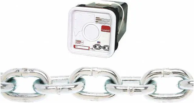 Alt view image 2 of 2 - CAMPBELL CHAIN & FITTINGS T0143526 5/16" Grade 30 Proof Coil Chain, Zinc