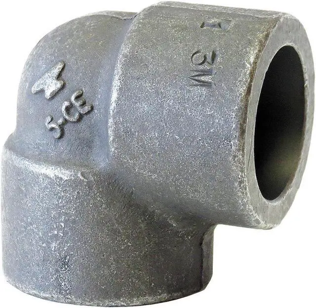 Alt view image 2 of 2 - ANVIL 0362001208 Black Forged Steel 90 Degree Elbow Class 3000