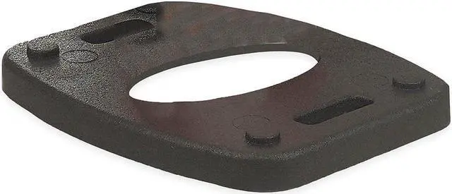 Alt view image 2 of 2 - ZORO SELECT 03-760-20 Vertical Panel Base,Black,22x18x1 In.