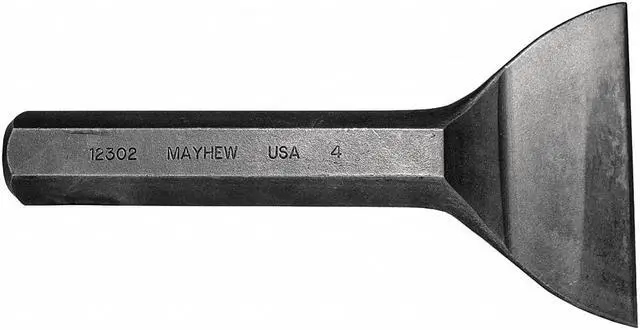 Main image of MAYHEW SELECT 12302 Mason Chisel,4 in. x 7-1/2 in.,Steel