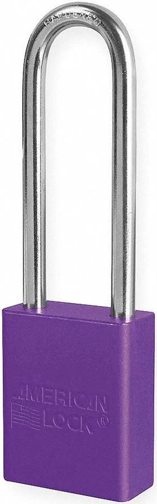Main image of AMERICAN LOCK A1107PRP Lockout Padlock, KD, Purple, 1-7/8"H
