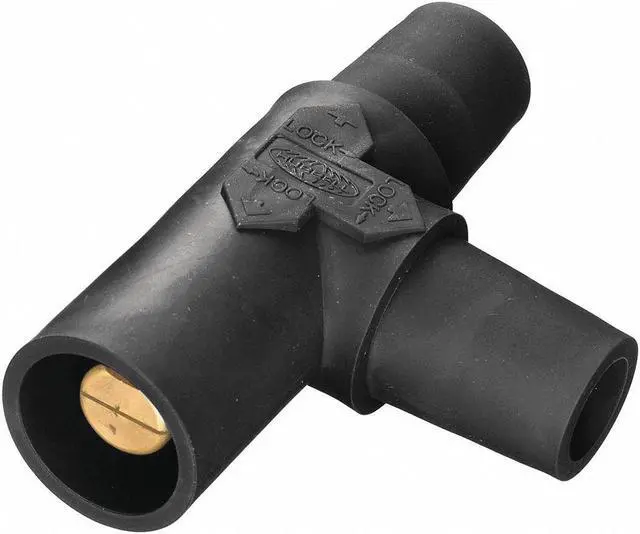 Alt view image 2 of 3 - HUBBELL WIRING DEVICE-KELLEMS HBLTBK Tapping Tee, Blk, Female-Female-Male