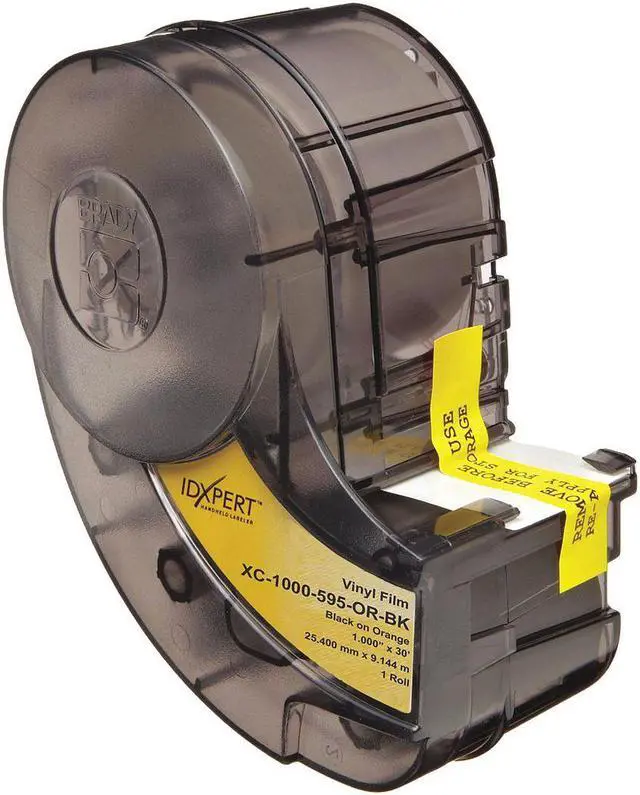 Alt view image 2 of 6 - BRADY XPS-250-1 Wire Marker Sleeves, Black on White, Labels/Roll: 100