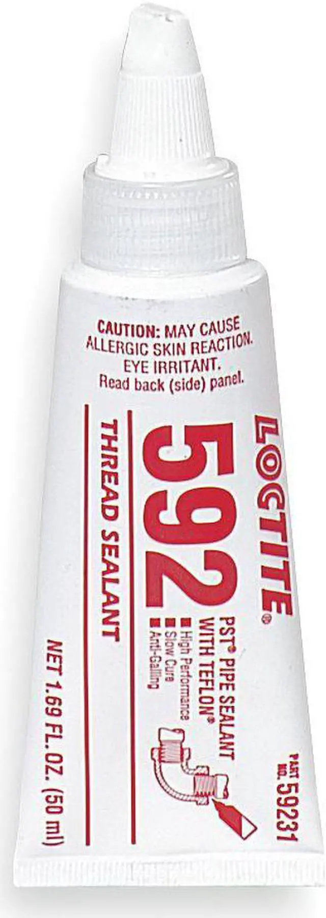 Alt view image 2 of 4 - LOCTITE    59231    THREAD SEALANT, OFF-WHITE TUBE 50ML