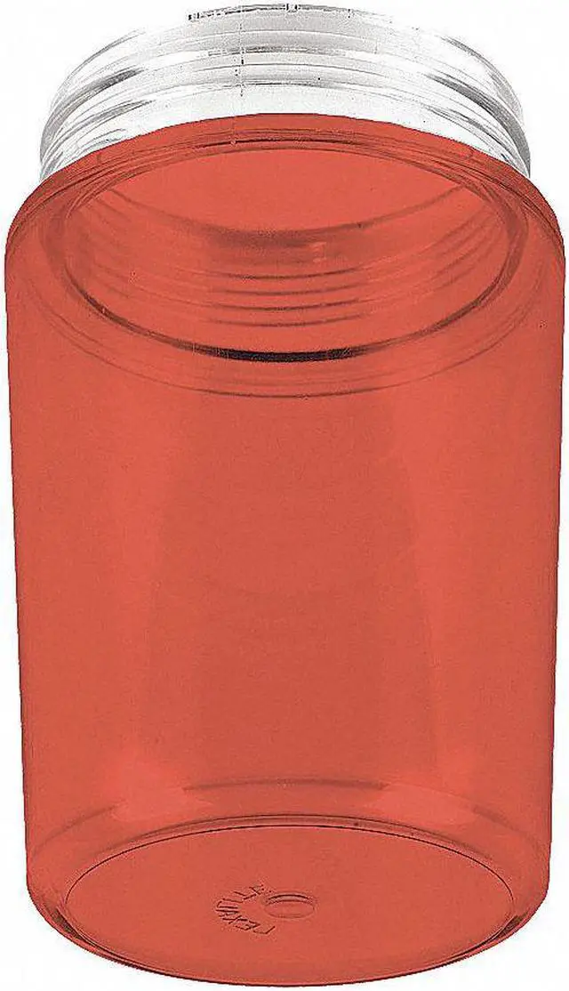 Alt view image 2 of 2 - HUBBELL KILLARK VPLCG-100R Globe,Polycarbonate Red