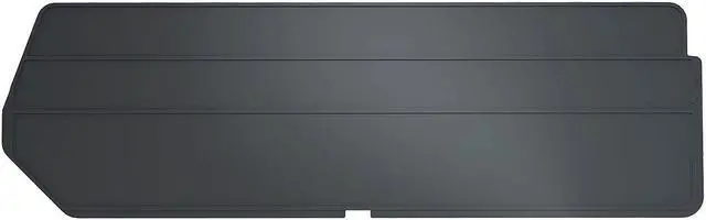 Main image of AKRO-MILS 40234 Plastic Divider, Black, 14 1/8 in L, 4 13/32 in H, 6 PK