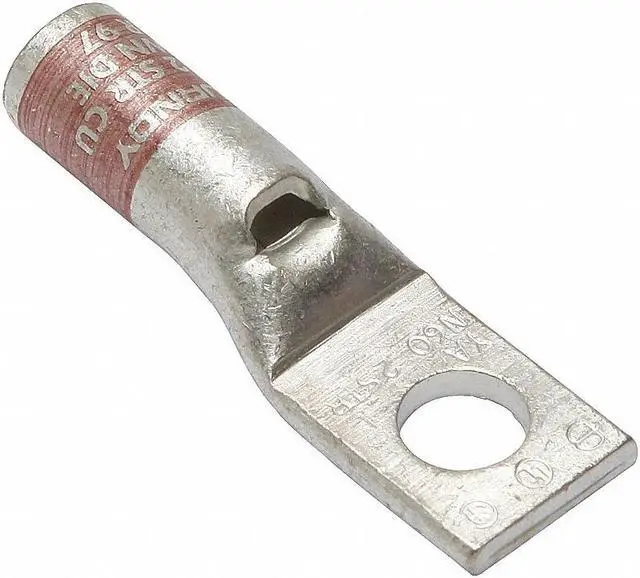 Alt view image 2 of 2 - BURNDY YA2CLBOX One-Hole Compression Lug, 2 AWG Max, 5/16 in Stud, Standard