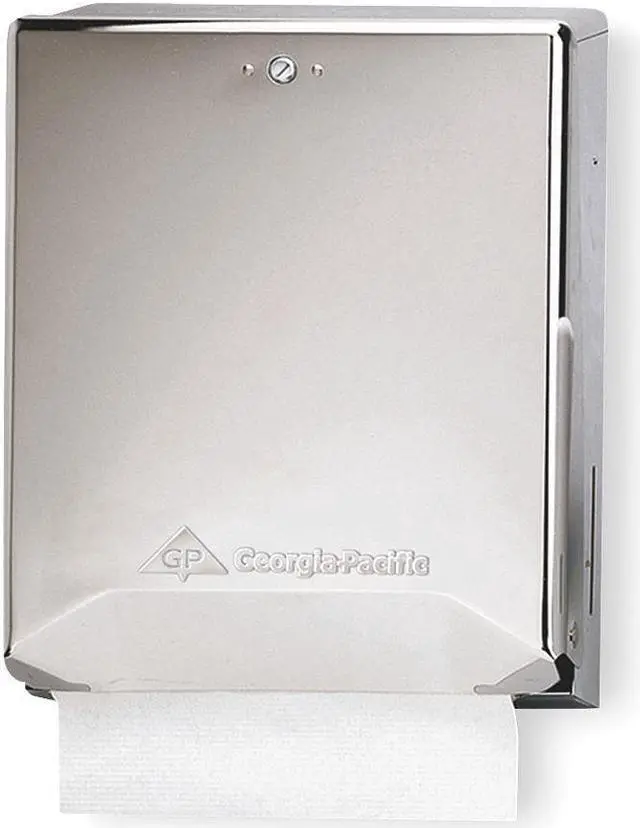 Alt view image 8 of 8 - GEORGIA-PACIFIC 56620 15"H x 11-1/4"W, Multifold Dispenser, Chrome