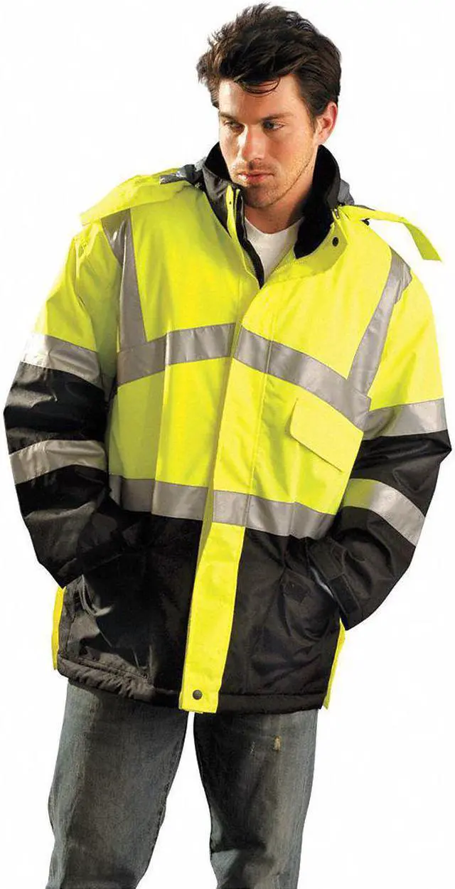 Main image of OCCUNOMIX LUX-TJCW-YXL Men's Yellow Polyester Jacket size XL