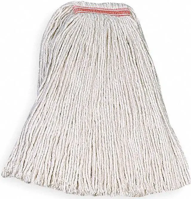Alt view image 2 of 2 - RUBBERMAID COMMERCIAL FGF11800WH00 1 in String Wet Mop, 24 oz Dry Wt, Slide On