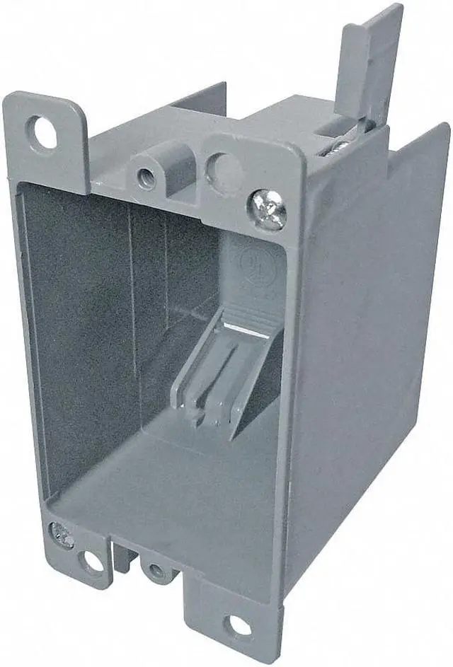 Main image of Cantex Electrical Box,1 Gang,14 cu. in.,PVC HAWA EZ14SOR