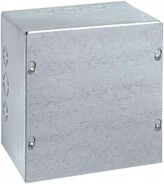 Main image of WIEGMANN SC080804G Captive Screws Electrical Enclosures, 8 in H, 4 in D, 8 in