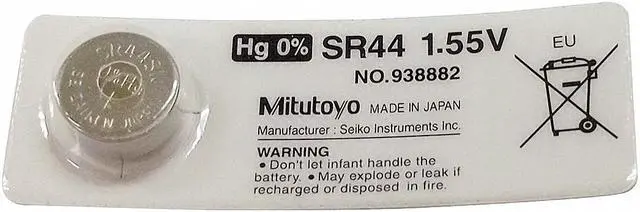 Main image of MITUTOYO 938882 Battery SR44