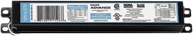Main image of PHILIPS ADVANCE IOPA-4P32-LW-N PHILIPS ADVANCE 94 Watts, 3 or 4 Lamps,
