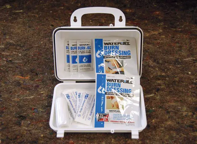 Alt view image 2 of 3 - MEDIQUE 56401 Burn Care Kit, Plastic 11 Components, 1 People Served