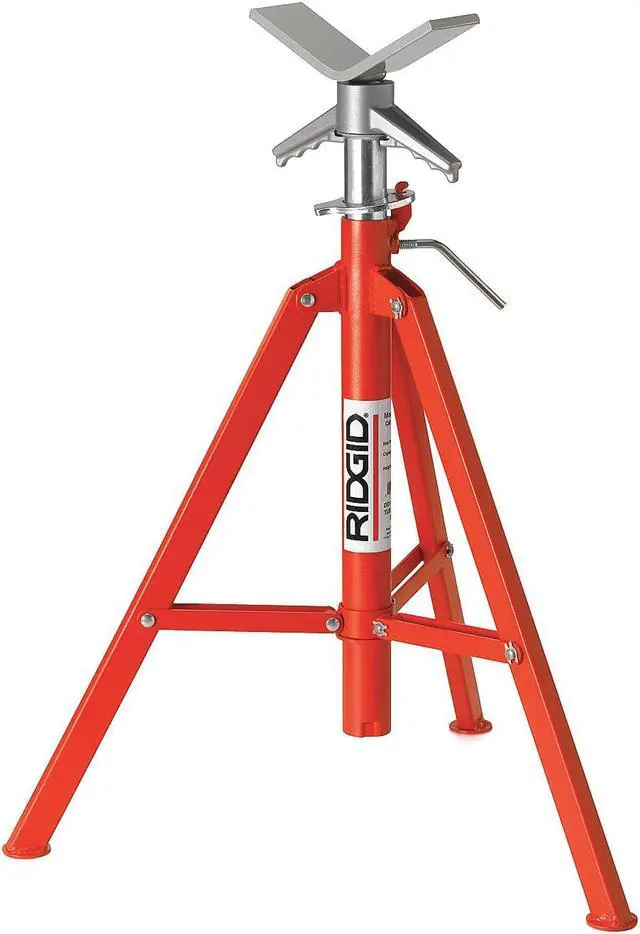 Alt view image 2 of 5 - RIDGID 22168 V-Head Pipe Stand,12 In.