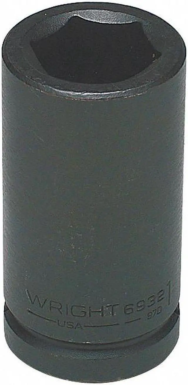 Alt view image 2 of 2 - WRIGHT TOOL 69118 3/4 in Drive Impact Socket Deep Socket, black oxide, Steel,2