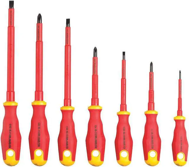 Main image of JONARD TOOLS TK-70INS Insulated Screwdriver Set,7 pcs