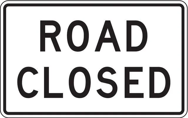 Alt view image 2 of 3 - LYLE R11-2-48HA Traffic Sign,30 x 48In,BK/WHT,Text,R11-2