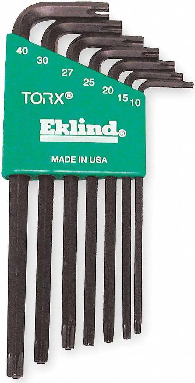 Alt view image 2 of 3 - Tamper Resistant Torx Key Set, T10 - T40