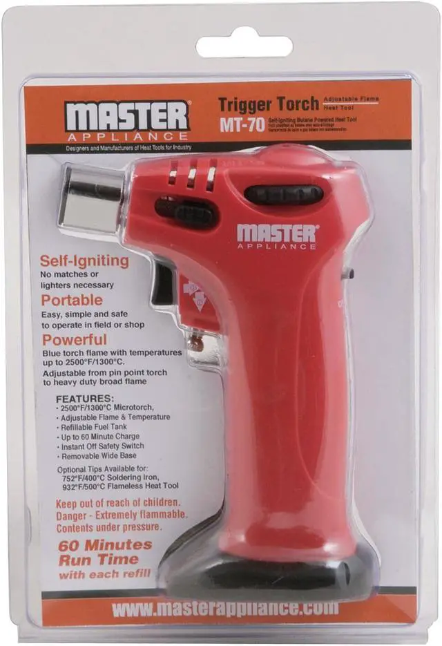 Alt view image 2 of 4 - MASTER APPLIANCE MT-70 Triggertorch,Palm Sized