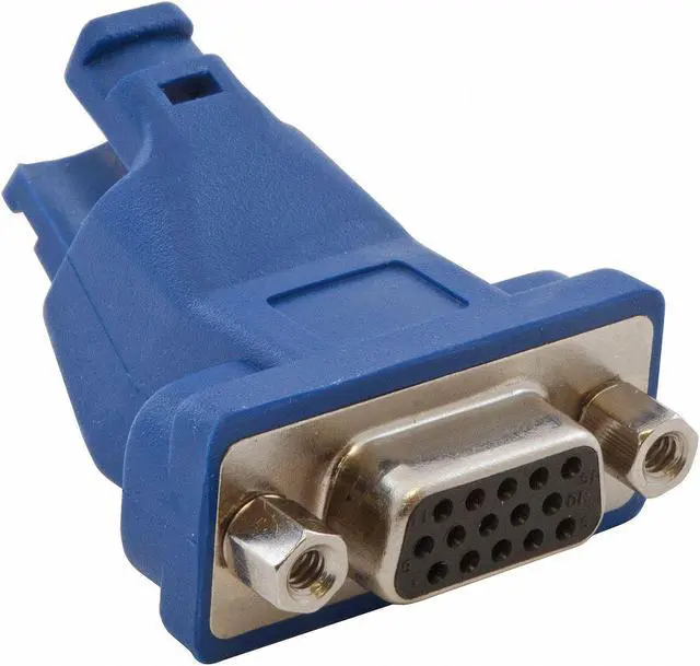 Alt view image 3 of 3 - HUBBELL PREMISE WIRING 15A6P1 VGA Connector,15-Pin to 8-Pin,Blue
