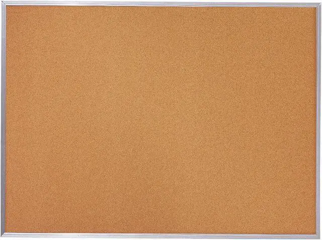 Main image of Quartet Bulletin Board, Cork, Aluminum Frame  85360