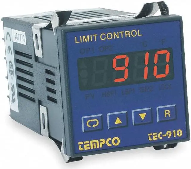 Main image of TEMPCO TEC16001 Temp Controller, Prog, 90-250V, Relay2A