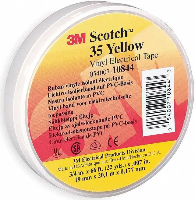 Main image of Scotch Electrical Tape   35 3/4X66 YELOW