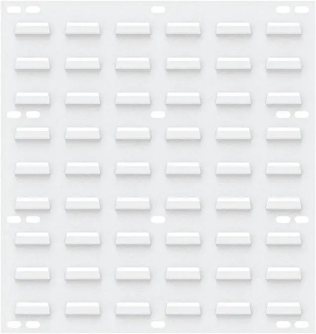 Main image of AKRO-MILS 30618TEXWHT Steel Louvered Panel, 5/16 in D x 20 in H x 18 in W, White