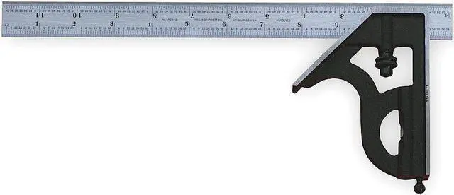 Main image of STARRETT 11H-12-4R Combination Square Set,2 Pc