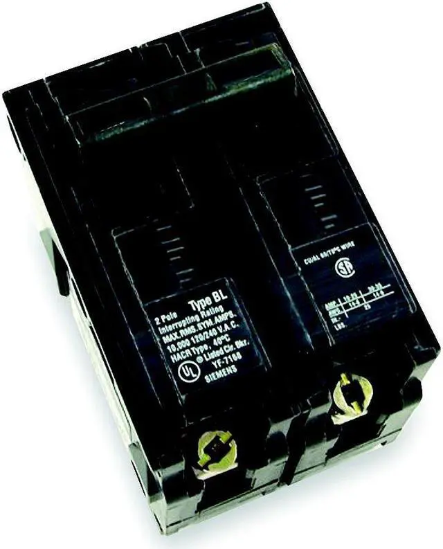 Alt view image 2 of 5 - SIEMENS B230 Miniature Circuit Breaker, BL Series, 30A, 2 Pole, 120/240V AC,